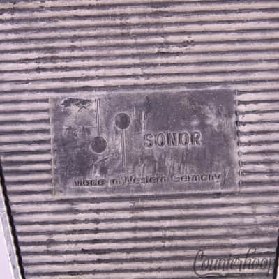 *Sonor Hi-Hat Cymbals Stand Vintage 60s-70s Mallet Phonic Western Germany Chrome image 2