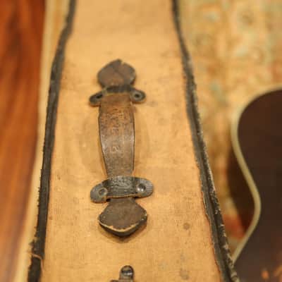 1935 Roundup Supertone Gene Autry Acoustic Guitar with Original Case Worldwide Shipping image 22