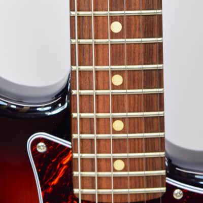 2020 Fender Deluxe Stratocaster HSS Electric Guitar, MIM, 3-Color Sunburst image 6