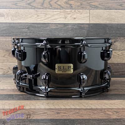 Tama LBR1465 SLP Series Black Brass Snare Drum 14"x6.5" image 2