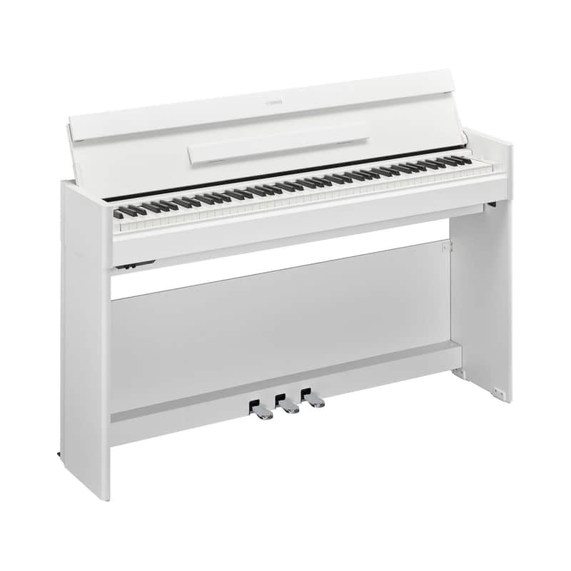 Yamaha YDP-S55 ARIUS 88-Key Slim Digital Piano, White image 1