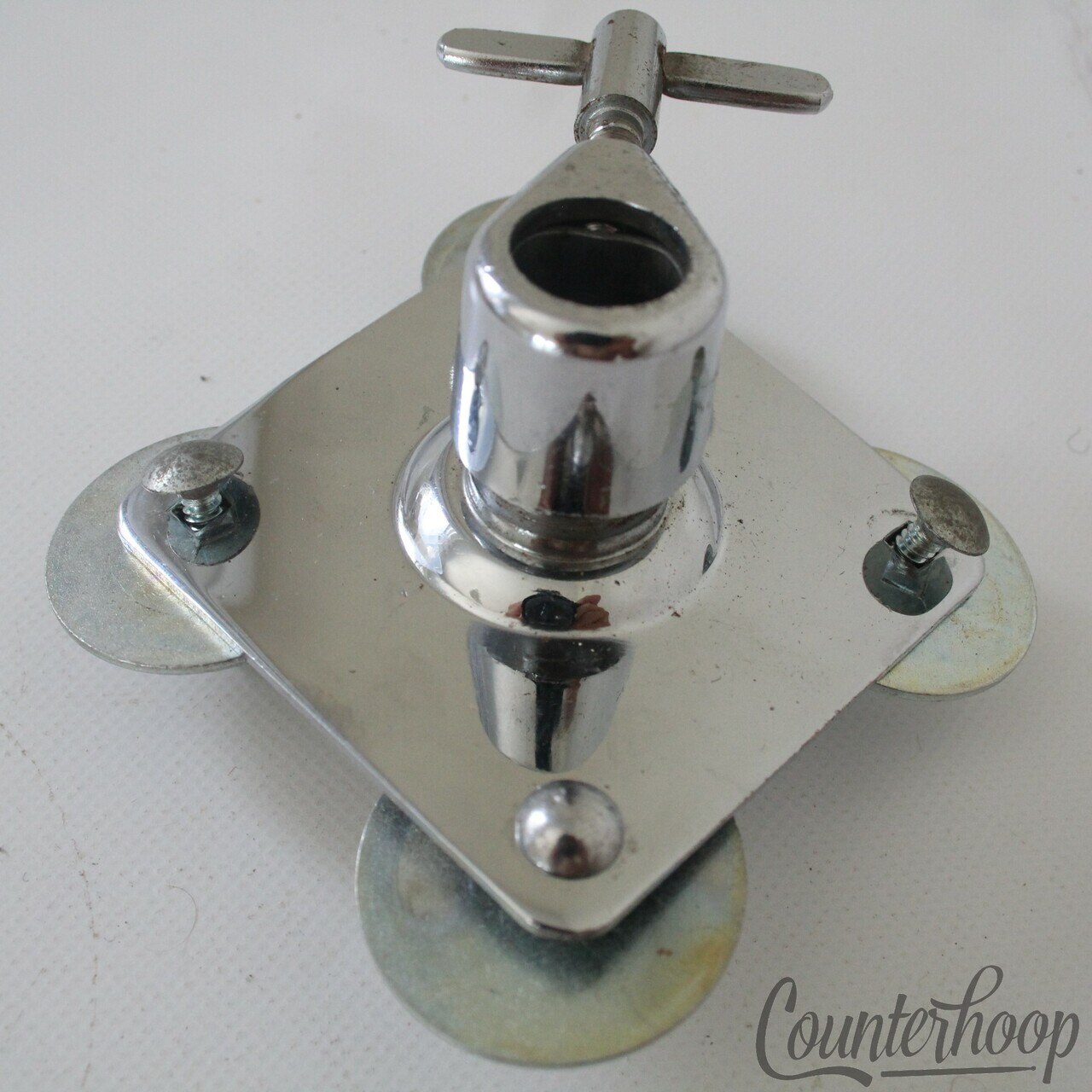 Ludwig Bass Drum Mount Double Tom Drum Post Receiver Standard-Model 60s-70s USA — main photograph