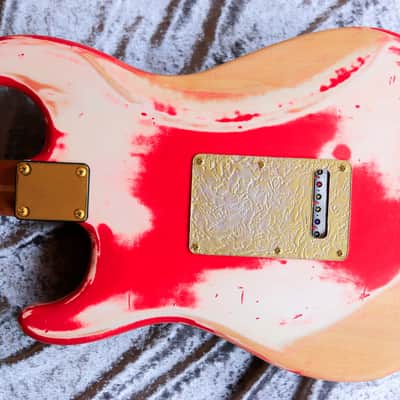 Build to Order GB Liuteria Traditional Strato fiesta red relic image 4