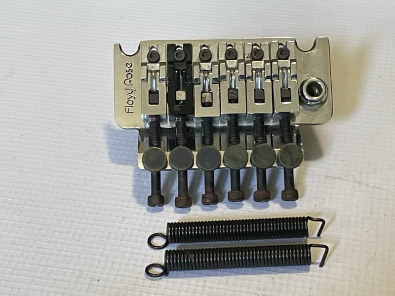Early 1980's Original Floyd Rose Made in Germany Chrome Tremolo Bridge Vibrato (Parts Mutt)