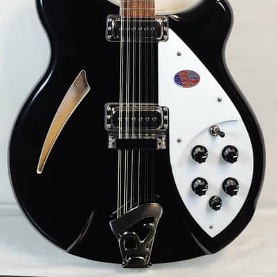 Rickenbacker 360 Jetglo 12-String Semi-Hollow Guitar, Stereo, HSC image 10