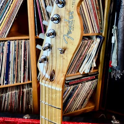 ⚡︎1995 FENDER AMERICAN TELECASTER ⚡︎ BIGSBY ⚡︎ CHAMPAGNE SPARKLE image 12