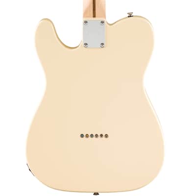 Fender Squier Affinity Series Telecaster Thinline in Olympic White image 6