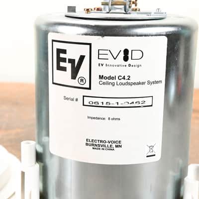 Electro-Voice (EV) EVID C4.2 4" 2-Way Coaxial Ceiling Loudspeaker (PAIR) CG01F31 image 11