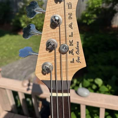 LAKLAND 1ST JOE OSBORN USA SIGNATURE MODEL BASS GUITAR MADE - LIKE NEW 1998 - Shoreline Gold image 6