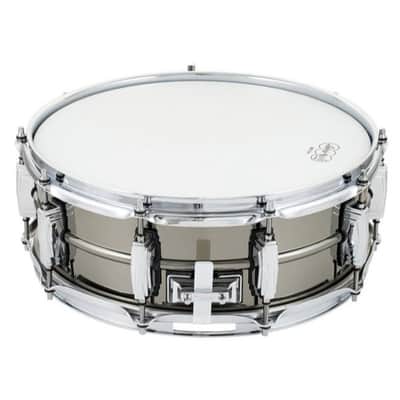 Ludwig USA LB416 Black Beauty 5x14 Snare Drum with Imperial Lugs, Black Nickel image 2
