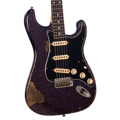 Fender Custom Shop MVP 1960 Stratocaster Ultimate Relic - Pink and Purple Stardust - Masterbuilt Andy Hicks - Dealer Select Master Vintage Player Series Electric Guitar - NEW! image 2