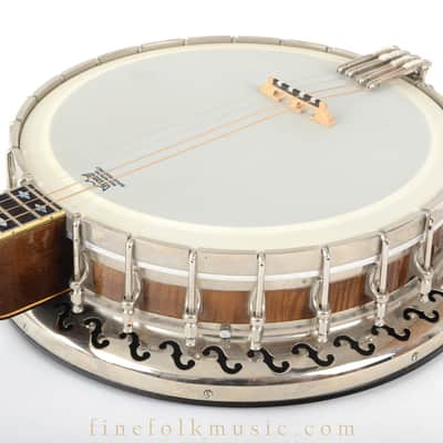 1995 SCHNOOR "BELL" ARCHTOP TENOR BANJO image 10