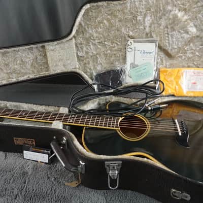 Aria Elecord FE-T65 Acoustic Electric Guitar MIJ Japan w/ OHSC & Paperwork image 23