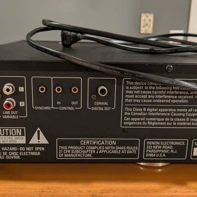 Denon DCM-370 5-Disc Carousel CD Changer — Audiophile HDCD Player with Original Matching Box & Manual image 6
