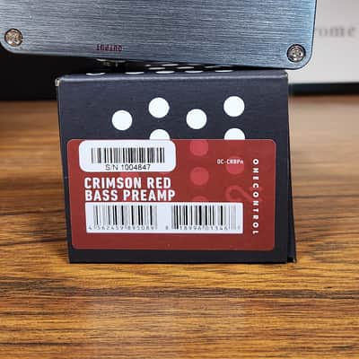 One Control Crimson Red Bass Preamp Red Mini OC-CRBP image 4