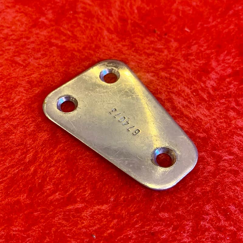 Hagstrom Guitar tailpiece c 1965 Nickel impala I II iii Viking condor original vintage Sweden image 1