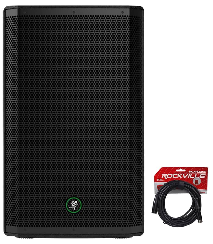 Mackie Thrash215 15" 1300W Powered Active DJ PA Speaker + XLR Cable Thrash 215 image 1