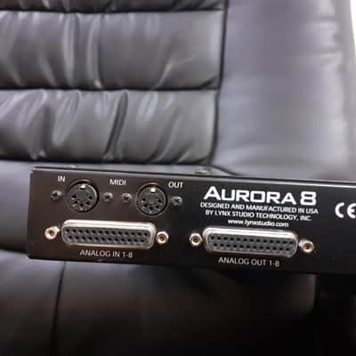Lynx Aurora 8 8-Channel Mastering AD/DA Converter with LT-USB Card 2000s - Silver image 4