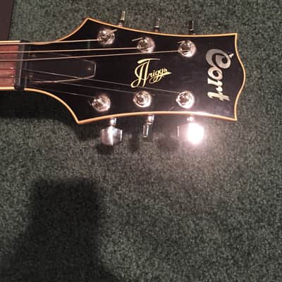 1999 Cort J.Triggs Jazz Guitar - Translucent Orange image 4