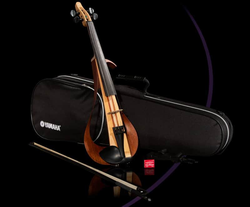 Yamaha YEV104SNT Electric Violin Outfit Natural image 1