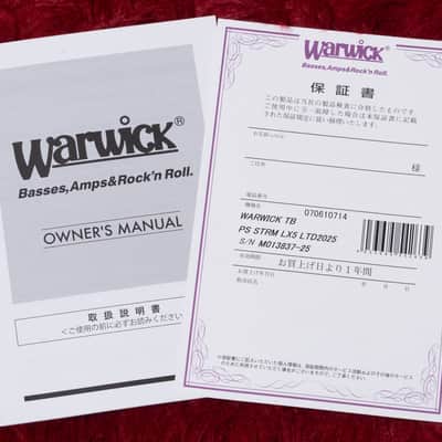 【new】Warwick / Teambuilt ProSeries Streamer LX5 Limited 2025 3.670kg #M013837-25【GIB Yokohama】【price included SHIPPING & IMPORT TAX & VAT】 image 20