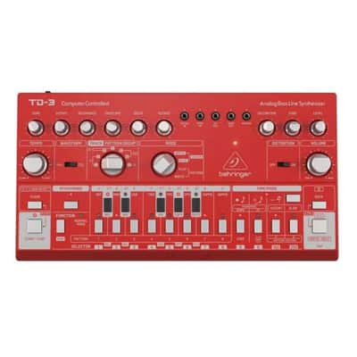 Behringer TD-3 Analog Bass Line Synthesizer 2019 - Present Red