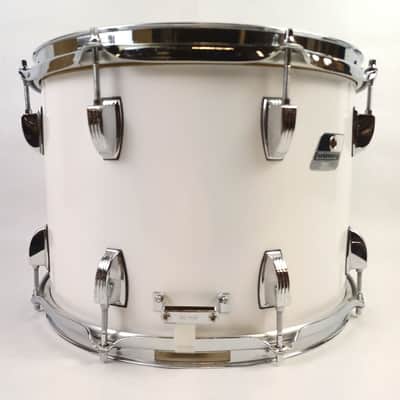 Ludwig 10x14"White Cortex Marching/Parade Snare Drum Rocker Black/White 4Ply P85 image 3