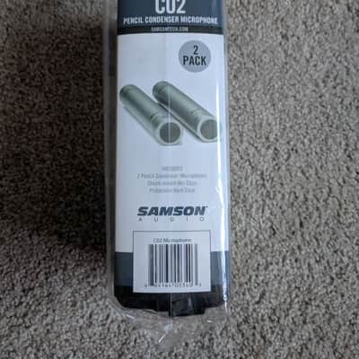 [Unopened] Samson C02 Stereo Pair Condenser Microphones w/ Carrying Case & Shock Mounts image 3