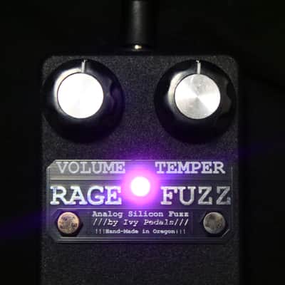 Ivy Pedals Rage Fuzz Guitar Edition - Black/Silver 2026 image 1
