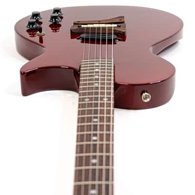 Fernandes LSA Monterey Magnacoustic Cherry Red – Hot Rail Power with Piezo Sparkle image 9