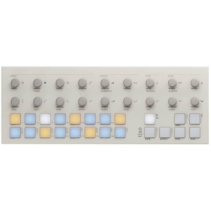 Torso Electronics T1 16-Track Algorithmic Desktop Sequencer - White image 1