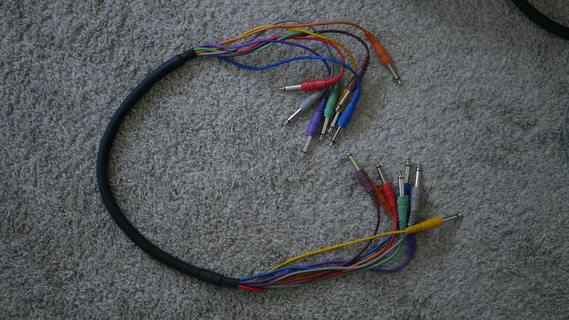 Hosa CPP801 CPP801 8 1/4" TS Patch Snake - 1 Meter 2010s - Standard image 1
