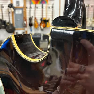 Ventura V1300 Archtop Electric Guitar 1960s Sunburst Japan No Case image 17