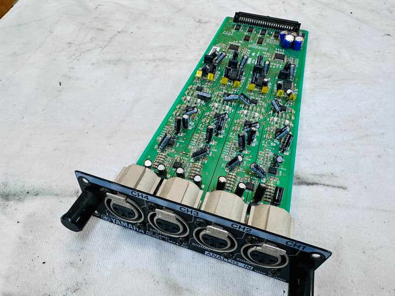 Yamaha LMY4-AD Mic/Line Analog Input Audio I/O AI8 Card - two available image 1