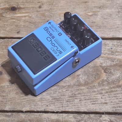 Boss CEB-3 Bass Chorus (Dark Gray Label) 2001 - Present - Blue image 2