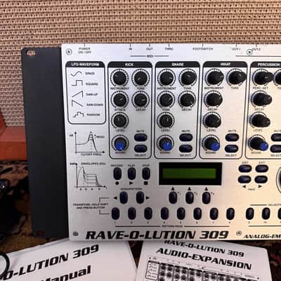 Vintage Quasimidi Rave-O-Lution 309 Drum Machine Sequencer Analogue Synth etc image 4