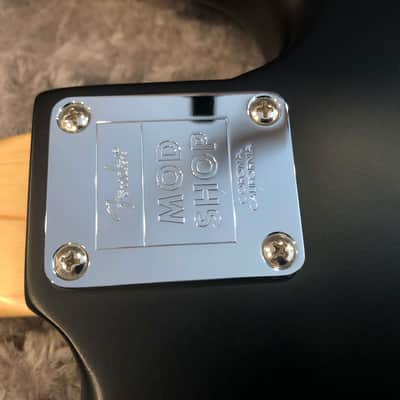 One of a kind - Fender Mod Shop Precision Bass Left-Handed with locking hard case 2017 Satin Black image 8