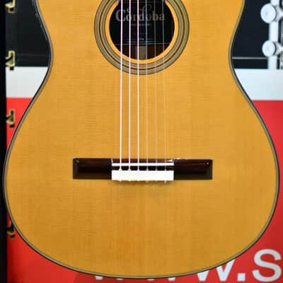 Cordoba Fusion 12 Natural Cedar Electro Nylon Guitar image 1
