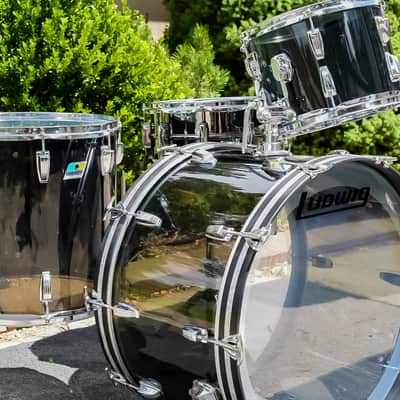 Ludwig Vistalite 70s - Smoke 13/16/24 image 16