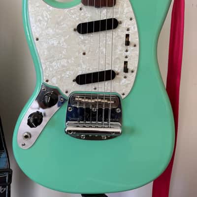 RARE Fender Mustang MIJ Seafoam Green - Left handed image 5