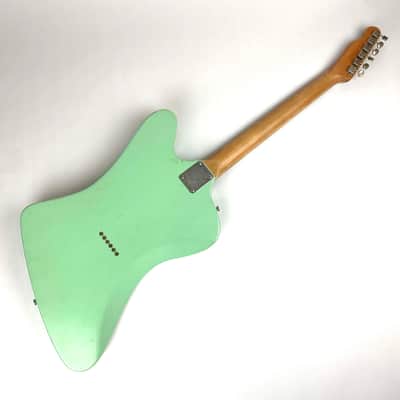 Big Tex Telecaster / Firebird, Tele Bird. 2000s - Seafoam Green Neck HB, Tellie rear  pickup.With Hardshell case. image 4
