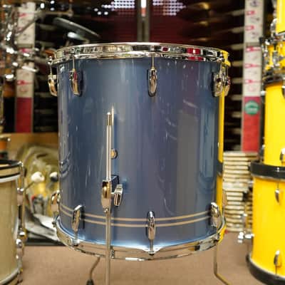 Pearl Masters Maple Complete MCT Series - 16x16" Floor Tom w/ Legs - Chrome Contrail Lacquer image 7