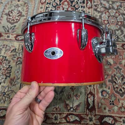 1980s Slingerland Spirit 4000 8 Piece Drum Shell Pack - Red Gloss 8/10/12/13/14/15/16/22 (C021-4) image 14