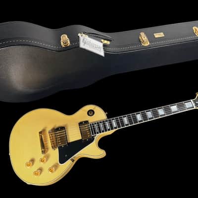 2025 Les Paul Custom Custom Shop Murphy Lab Ultra Light Aged ~ Aged Aspen White image 13
