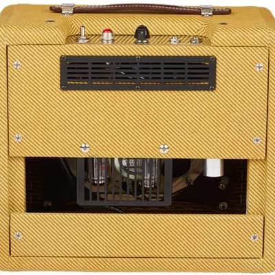 Fender '57 Custom Champ 5W 1x8 Tube Guitar Amp Lacquered Tweed image 6