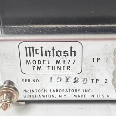 McIntosh MR 77 FM Vintage Stereo Tuner image 14