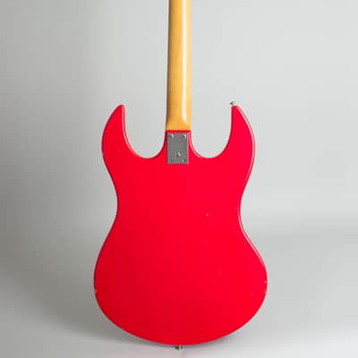 Standel Custom Deluxe Solid Body Electric Guitar (1965), ser. #1-92, original black hard shell case. image 2