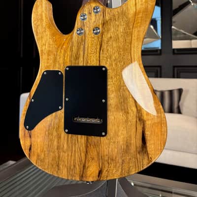 Suhr Modern Custom Carve Top; Stunning Angel Quilt Maple top in Bengal; Rare Cocobolo Neck and Fretboard image 7