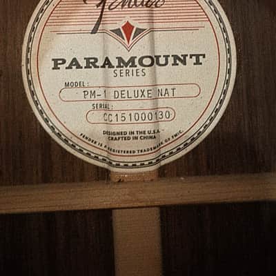 Fender Paramount PM-1 Deluxe Natural 2016 - Natural image 4