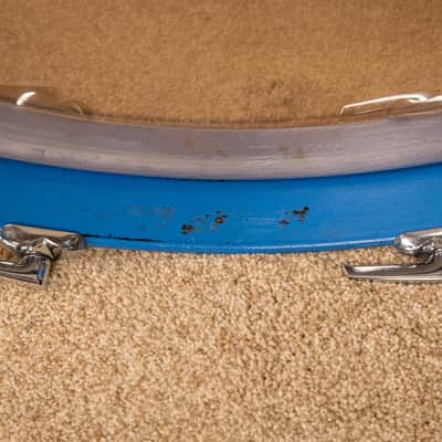 1980s Premier Resonator Blue Drum Set image 13